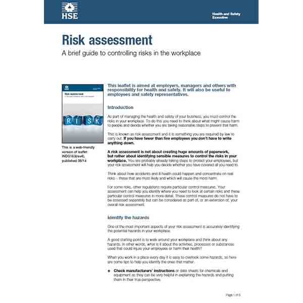 ionic systems australia publication: Risk assessment